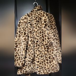 Cheetah print winter jacket